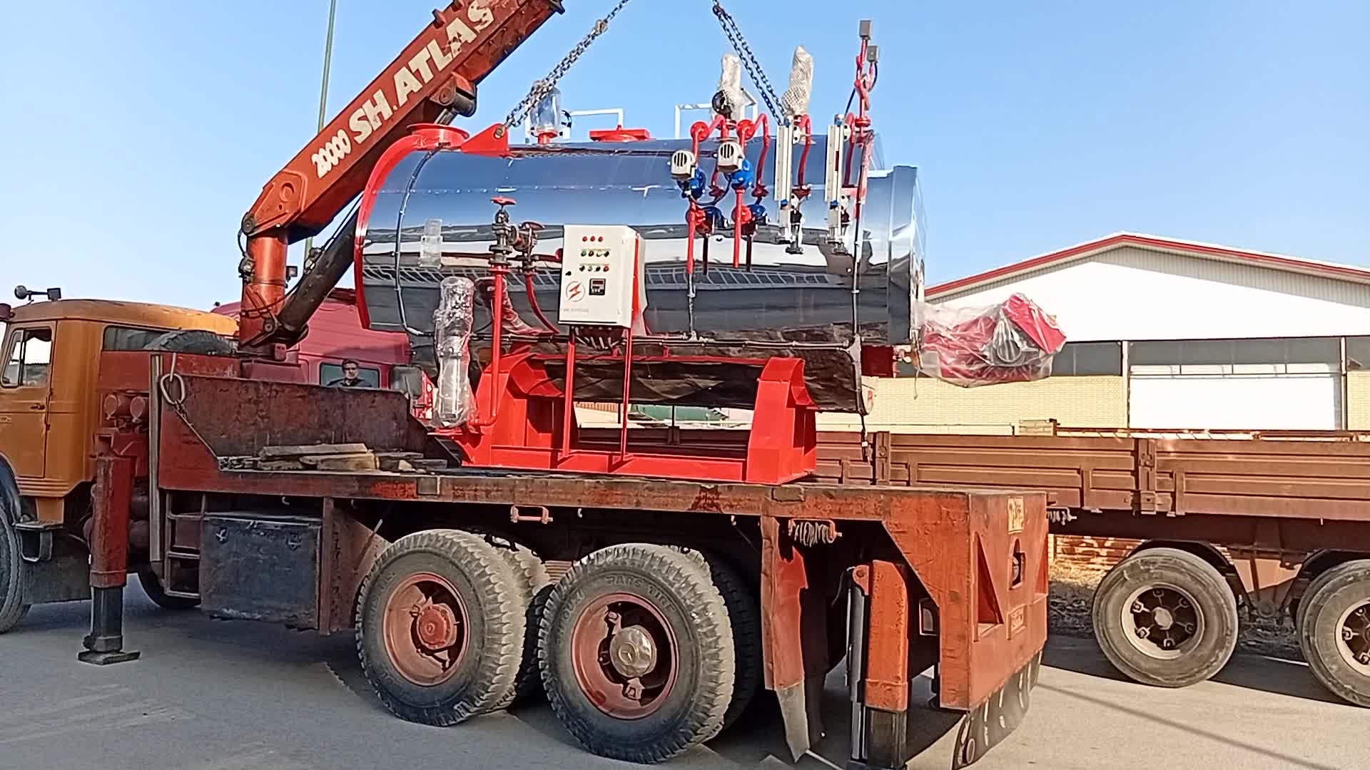 دیگ بخار یک و نیم تن (۱۵۰۰ کیلوگرم بر ساعت)