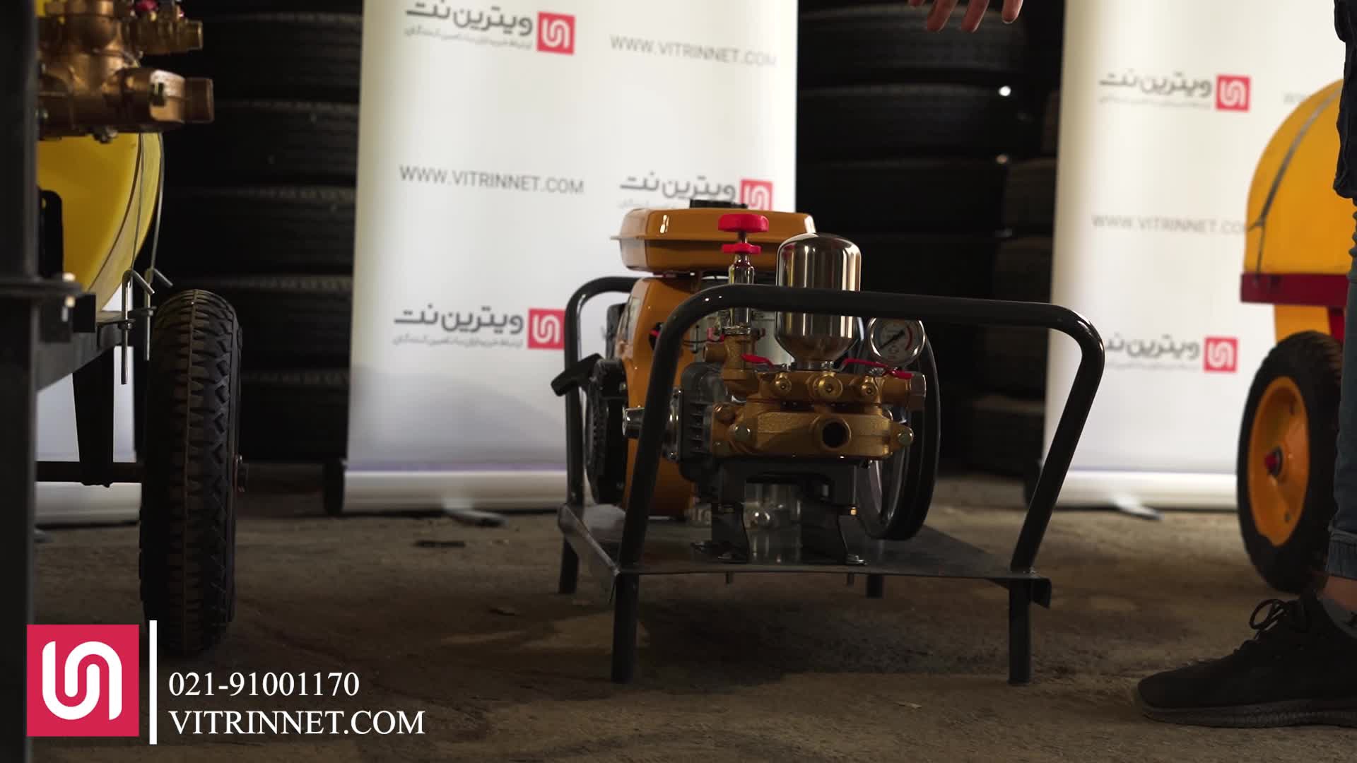 سمپاش زنبه ای با موتور روبین اصلی و پمپ لوشانگ تایوان مدل 16697