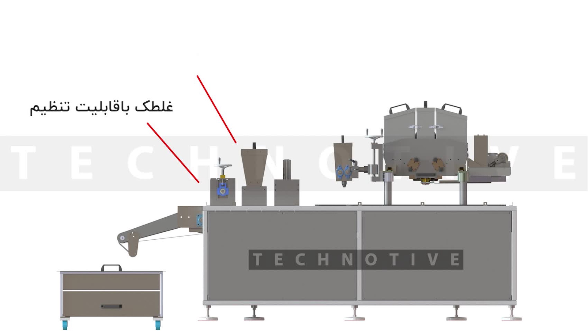 دیپازیتور شیرینی تمام اتوماتیک